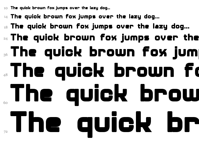 Diner font waterfall